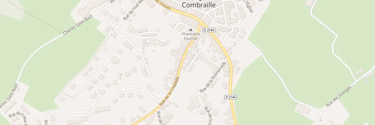 Plan du 25 Rue de la Chapelle à Montaigut-en-Combraille