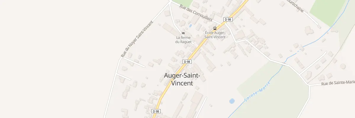 Plan du 14 Rue du Raguet à Auger-Saint-Vincent