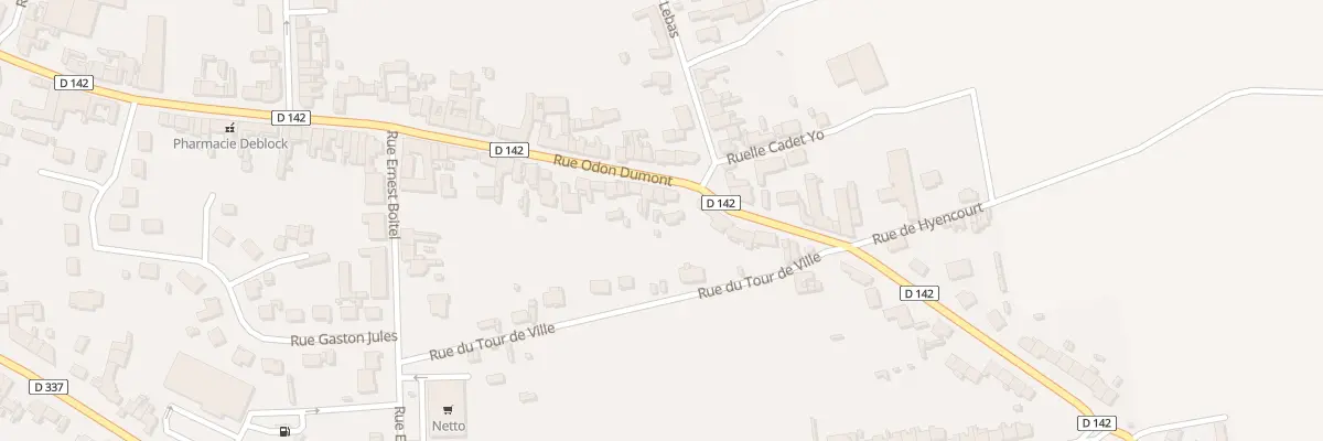 Plan du 73 Rue Odon Dumont à Chaulnes