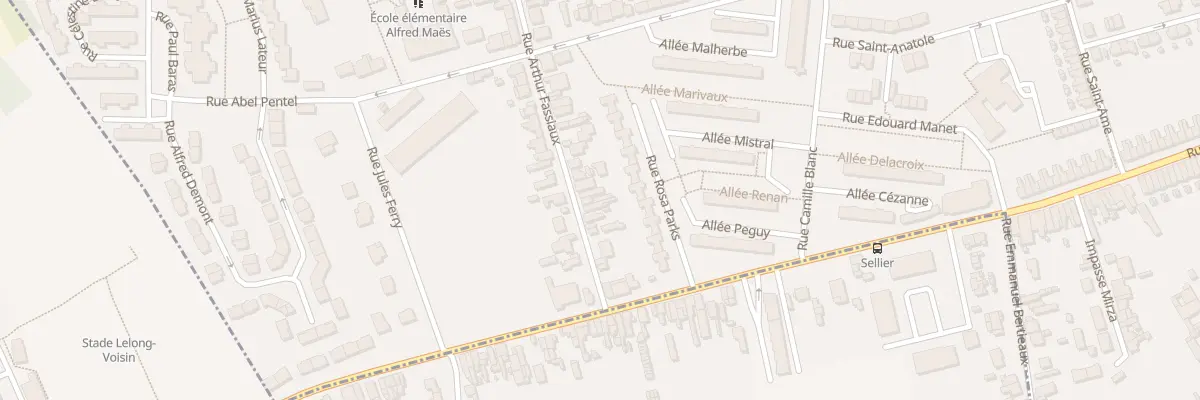 Plan du 47 Rue Arthur Fassiaux à Lens