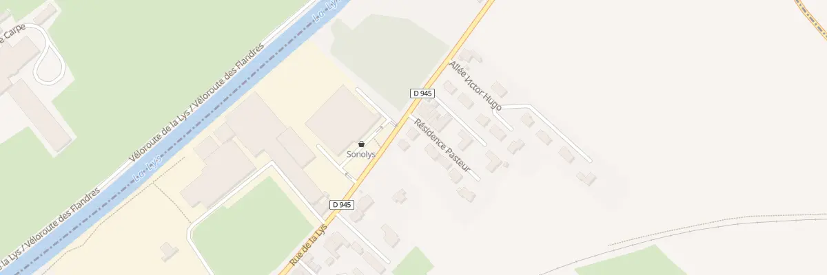 Plan du 4110 Rue de la Lys à Sailly-sur-la-Lys