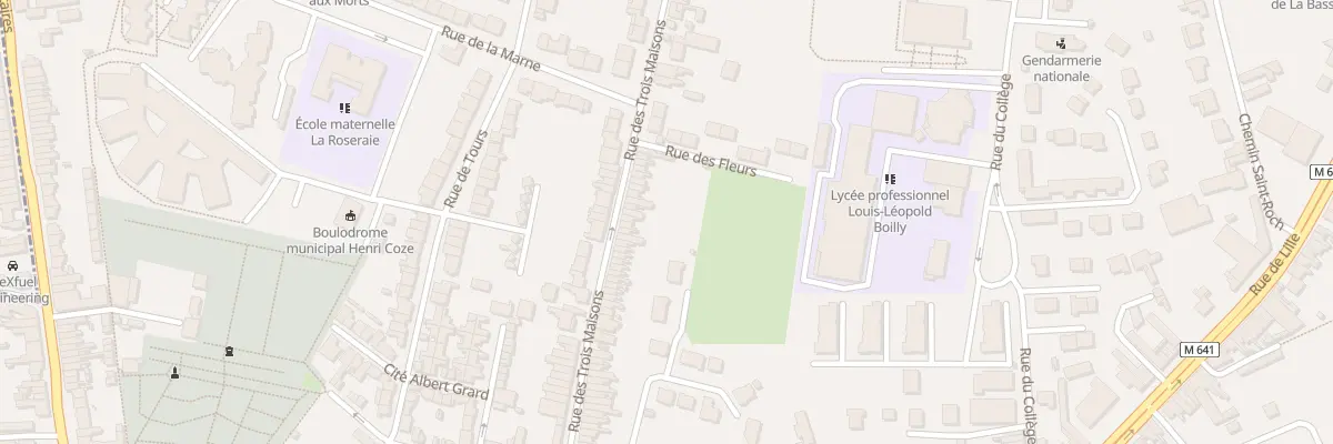 Plan du 68 Rue des Trois Maisons à La Bassée