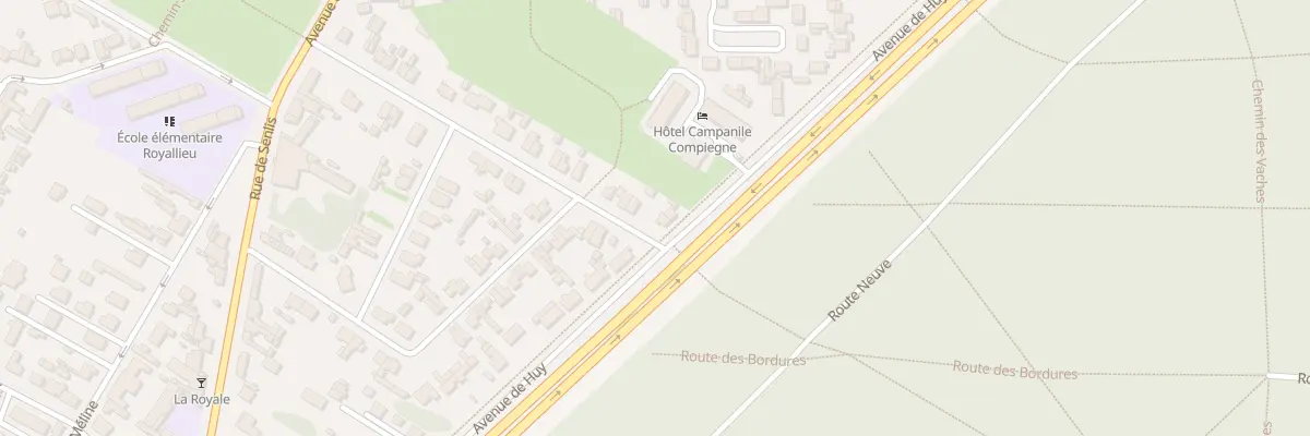Plan du 37 Rue Pillet Will à Compiègne