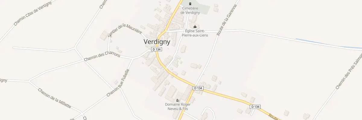 Plan du 196 Le Bourg à Verdigny