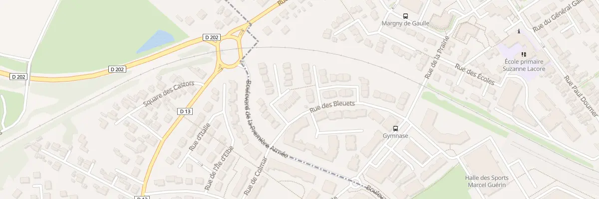 Plan du 68 Rue des Coquelicots à Margny-lès-Compiègne