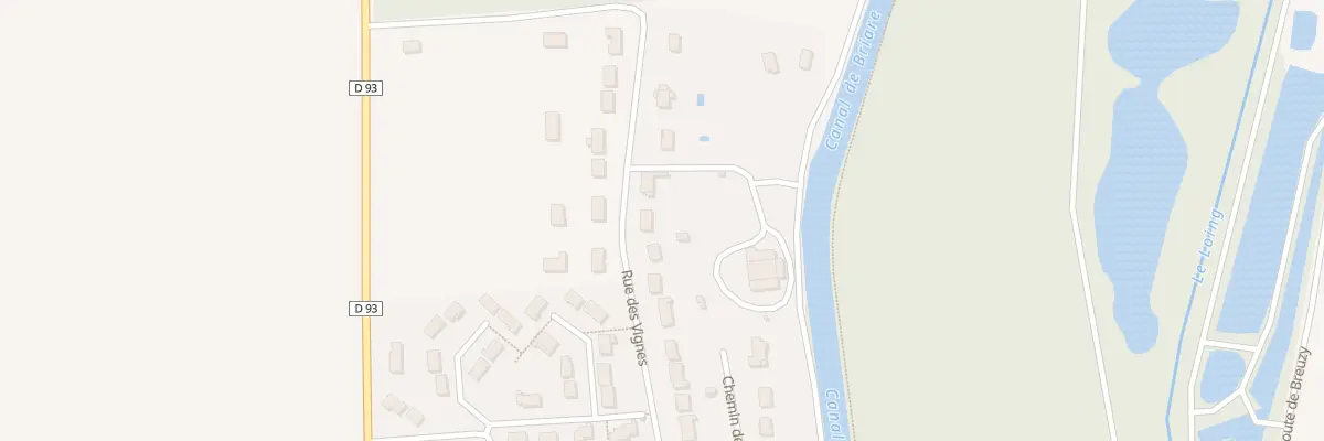 Plan du 40 Rue des Vignes à Montcresson