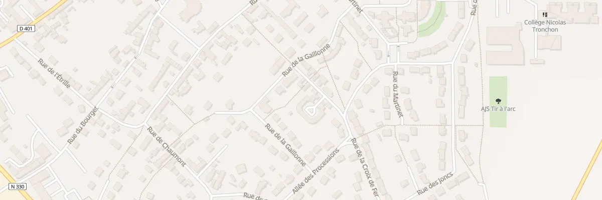 Plan du 8 Cour du Tillet à Saint-Soupplets