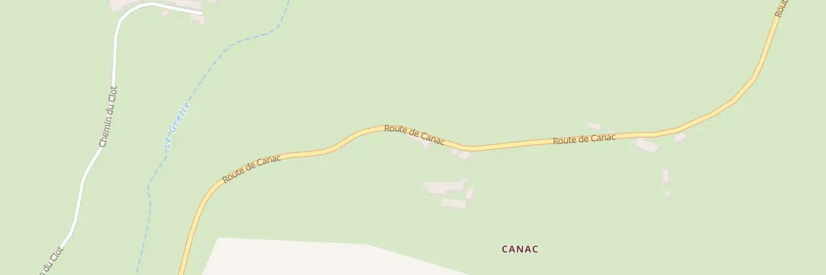 Plan du 1275 Rte de Canac à Barre