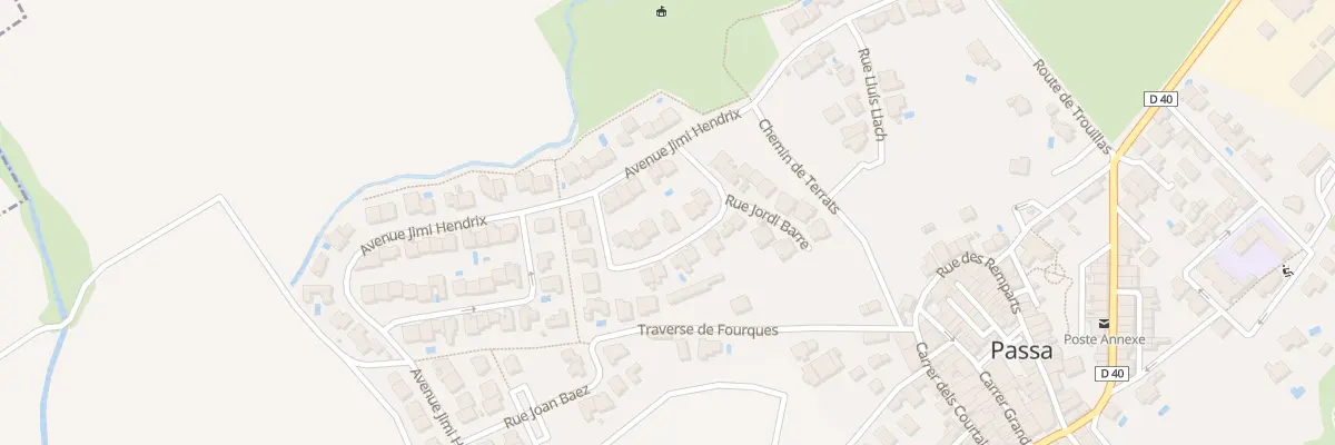 Plan du 7 Rue Jordi Barre à Passa