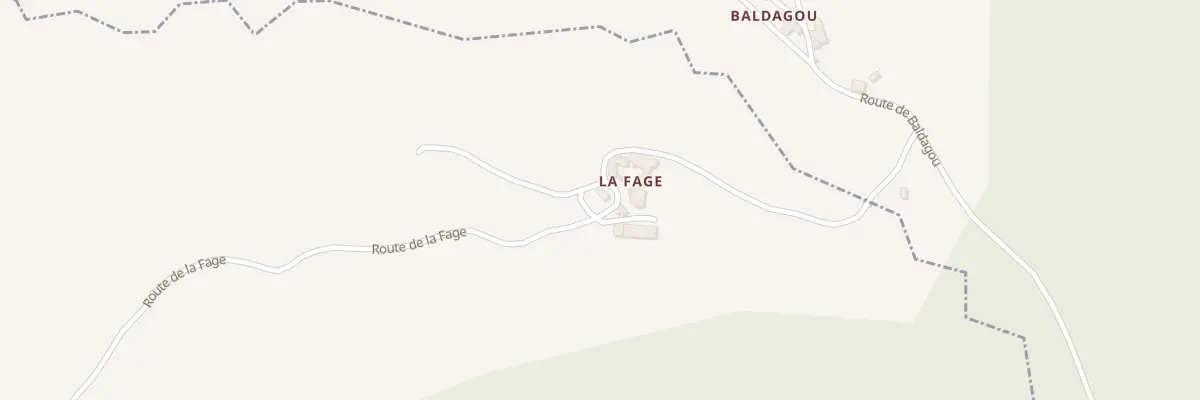 Plan du 5132 La Fage aux Costes-Gozon