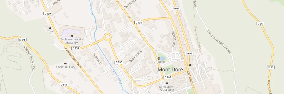 Plan du 4 Rue Pasteur à Mont-Dore