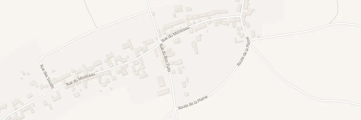 Plan du 7 Rue du Bon Puits à Féricy