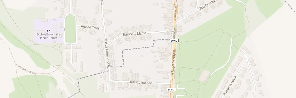 Plan du 87 Rue Roger Salengro à Hulluch