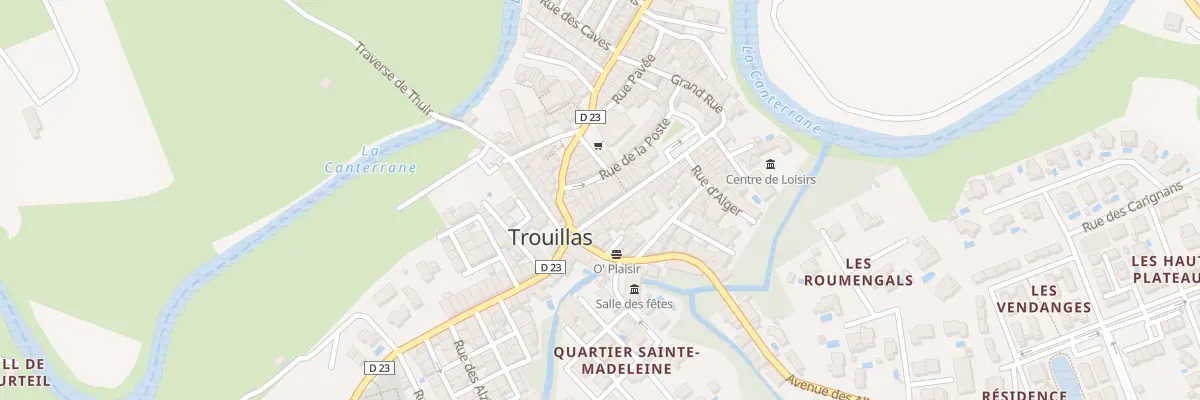 Plan du 5 Grand Rue à Trouillas