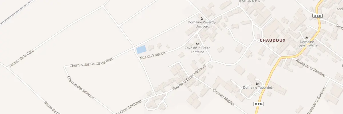 Plan du 35 Rue du Pressoir à Verdigny