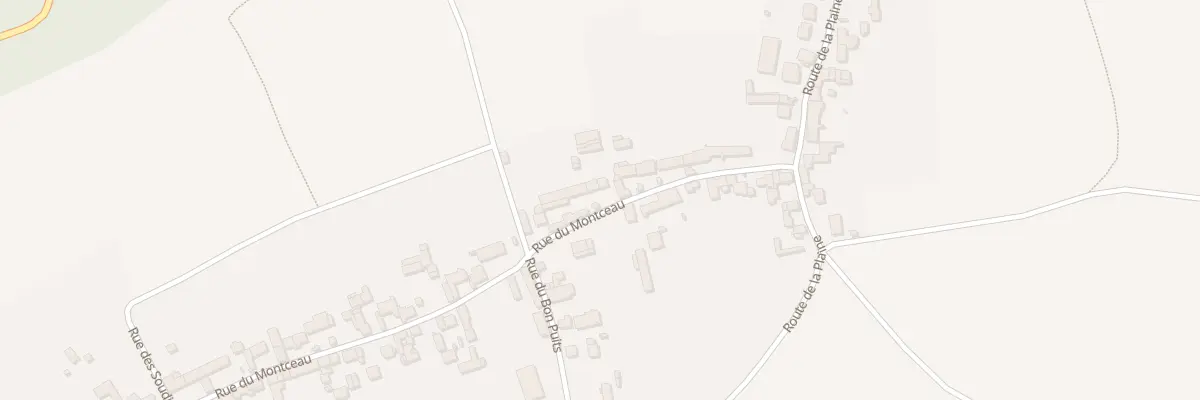 Plan du 46B Rue du Montceau à Féricy