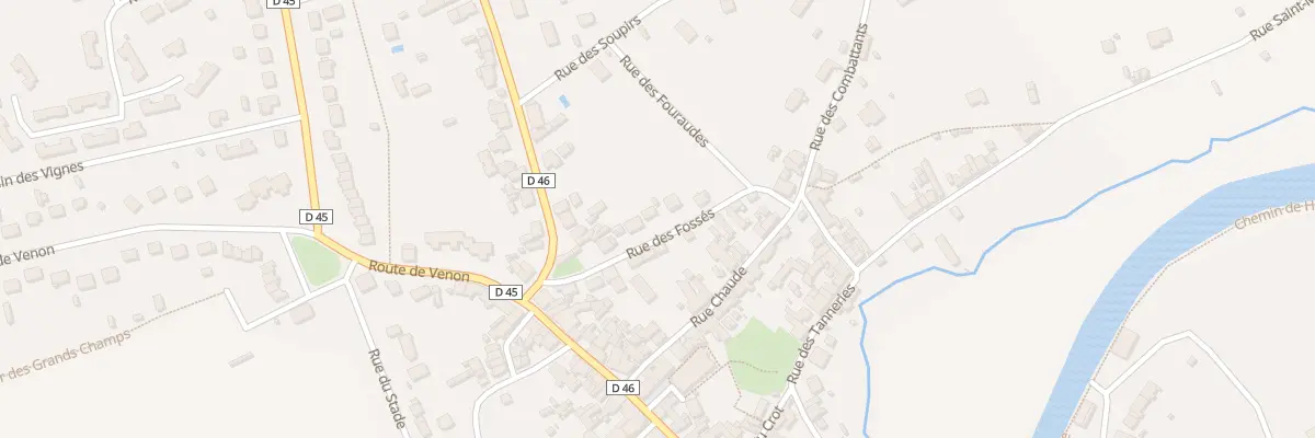 Plan du 3 Rue des Fossés à Ouzouer-sur-Trézée