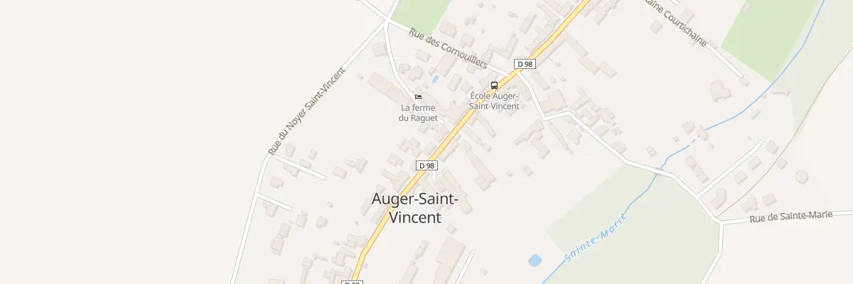 Plan du 10 Rue du Raguet à Auger-Saint-Vincent
