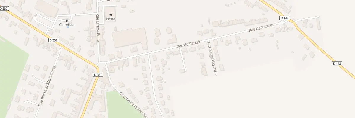 Plan du 15 Rue de Pertain à Chaulnes