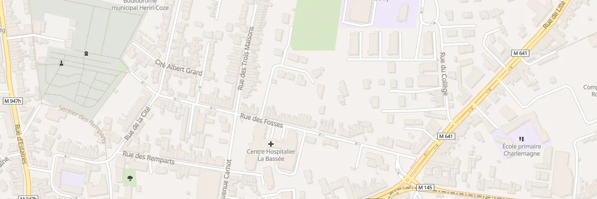Plan du 45 Rue des Fossés à La Bassée