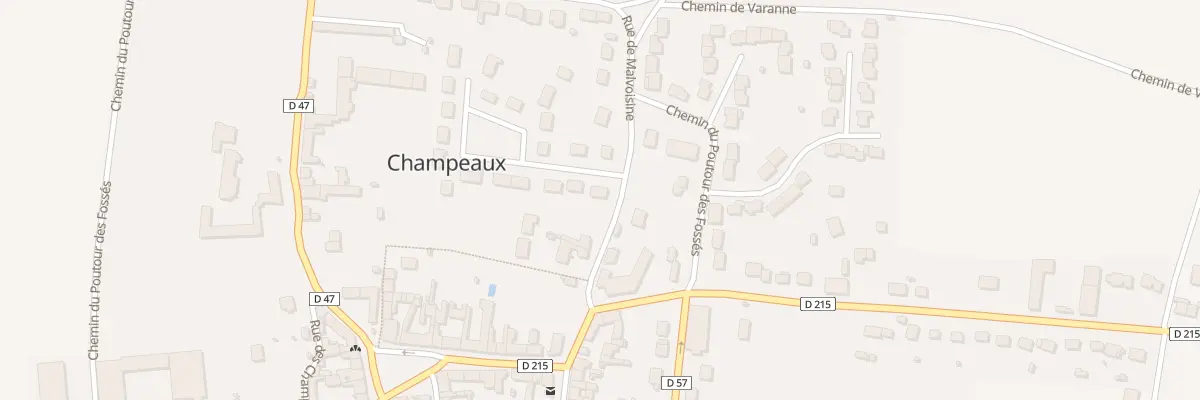 Plan du 5 Rue de Malvoisine à Champeaux