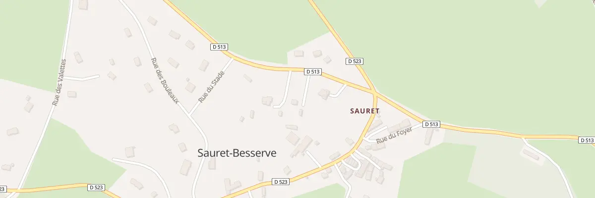 Plan du 5115 L’Arbre de l’Assiette à Sauret-Besserve
