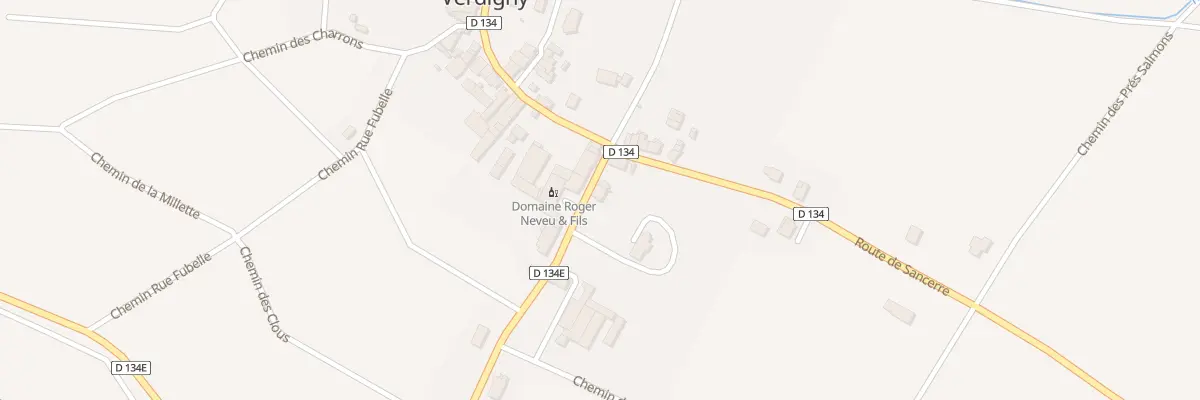 Plan du 5 Rte des Monts Damnes à Verdigny