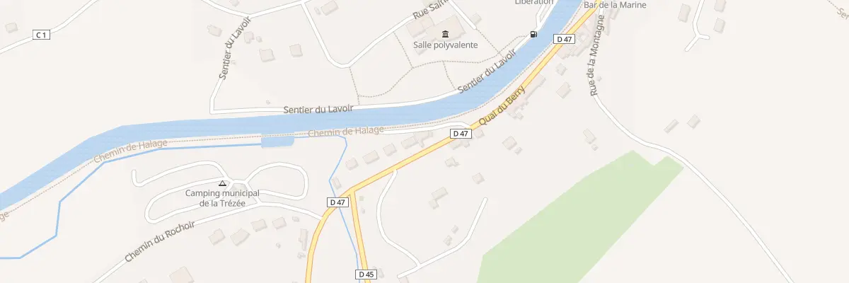 Plan du 2 Quai du Berry à Ouzouer-sur-Trézée