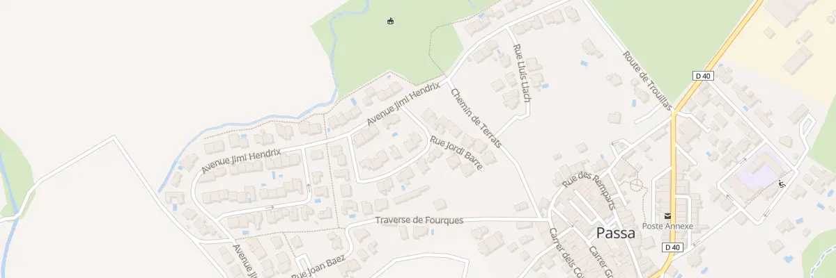 Plan du 1 Rue Jordi Barre à Passa