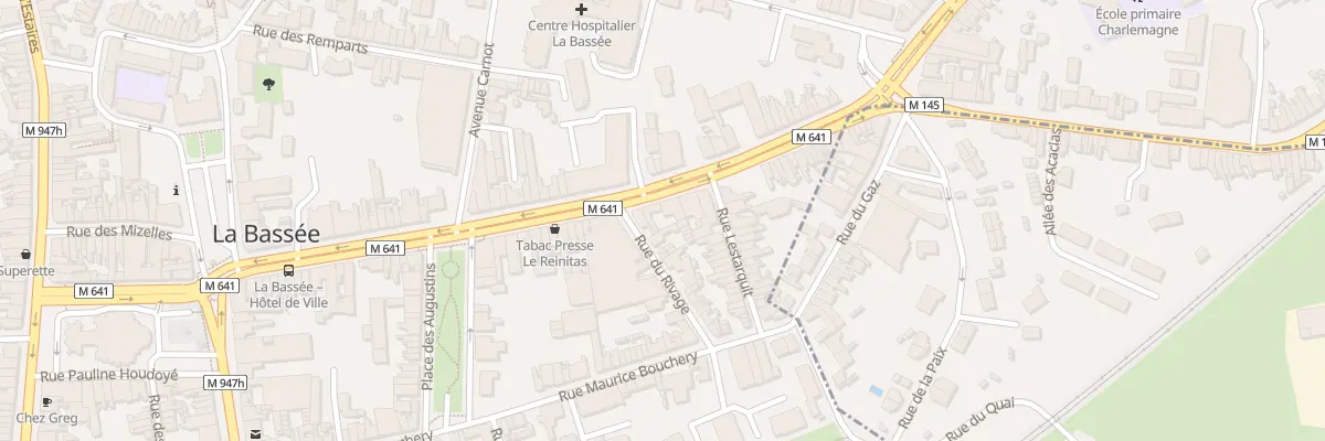 Plan du 68 Rue du Général Leclerc à La Bassée