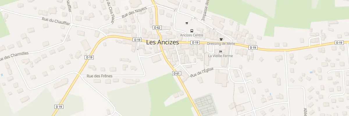 Plan du 9003 Rue de l’Église aux Ancizes-Comps
