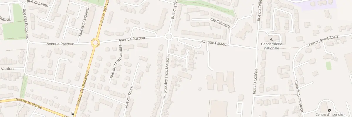 Plan du 144 Rue des Trois Maisons à La Bassée
