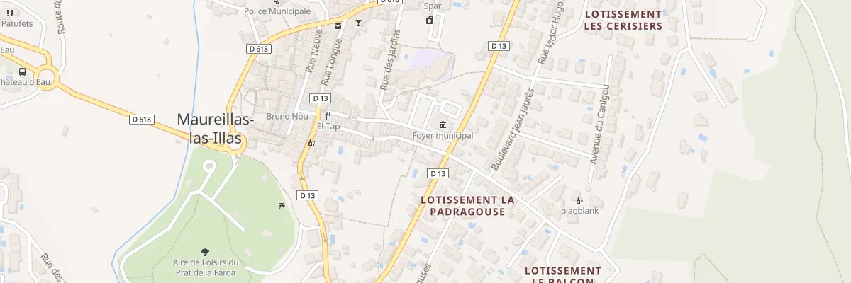 Plan du 33 Rue des Aires à Maureillas-las-Illas