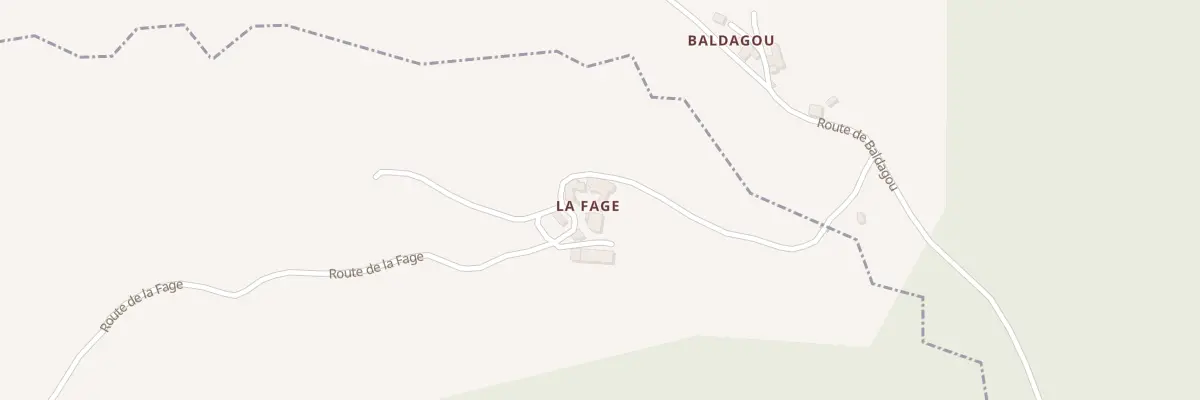 Plan du 5044 La Fage aux Costes-Gozon