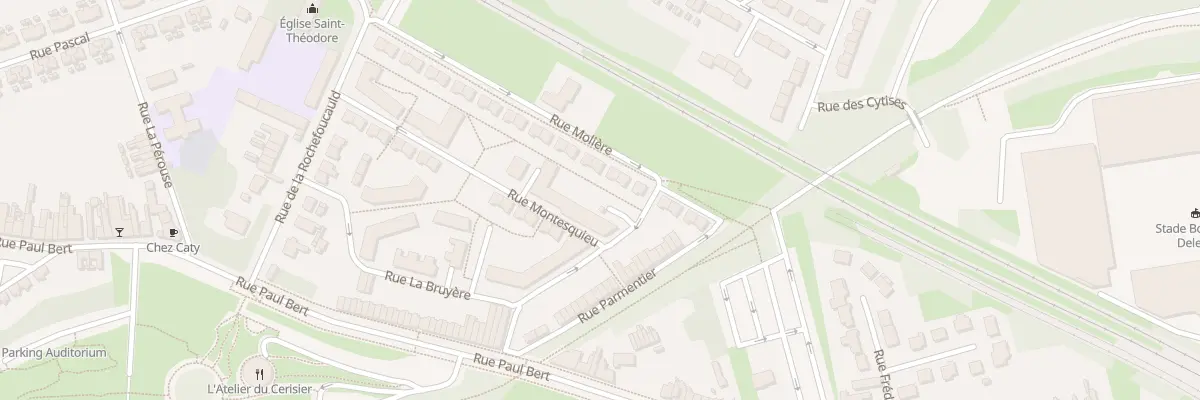 Plan du 2 Rue Montesquieu à Lens