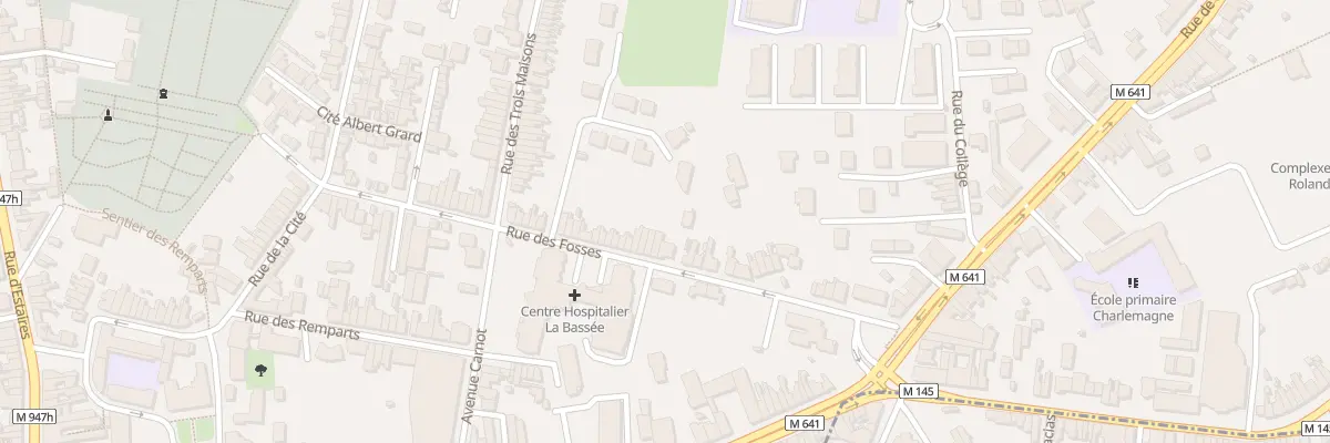 Plan du 55 Rue des Fossés à La Bassée