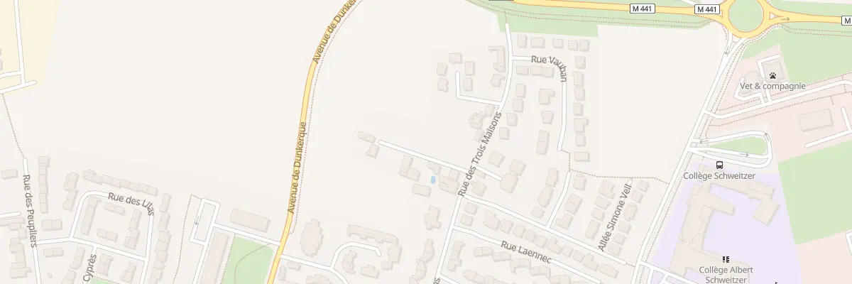 Plan du 2 Rue Josephine Baker à La Bassée