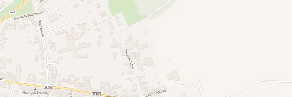 Plan du 29 Rue Jean Lebas à Chaulnes