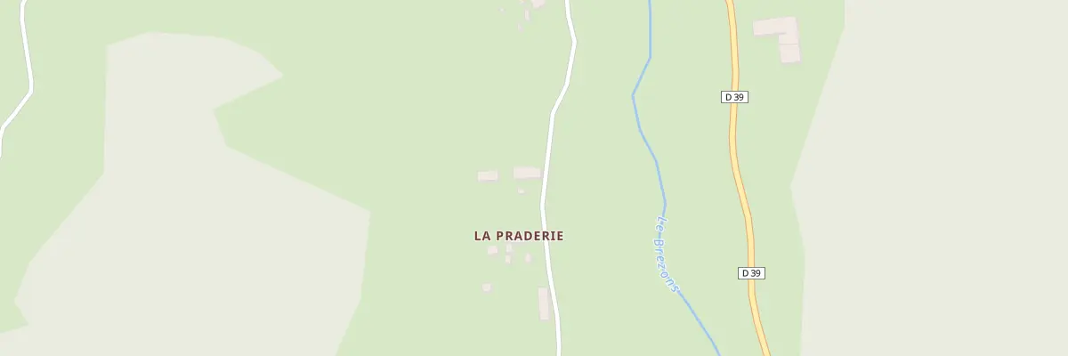Plan du 48 La Praderie à Brezons
