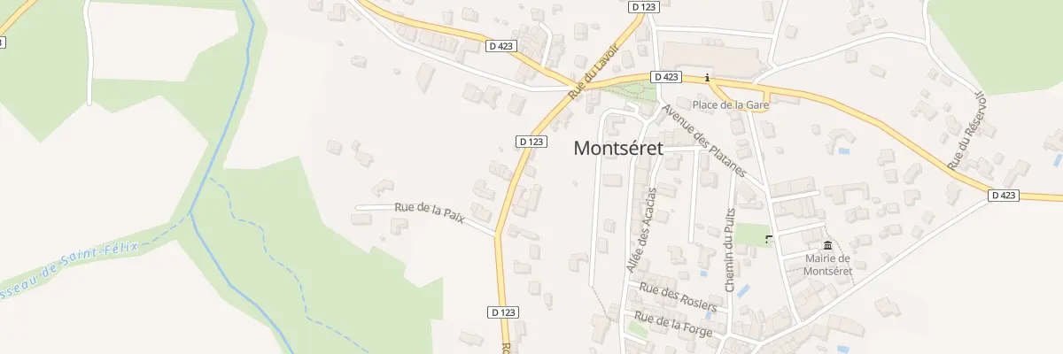 Plan du 7A Rue du Lavoir à Montséret
