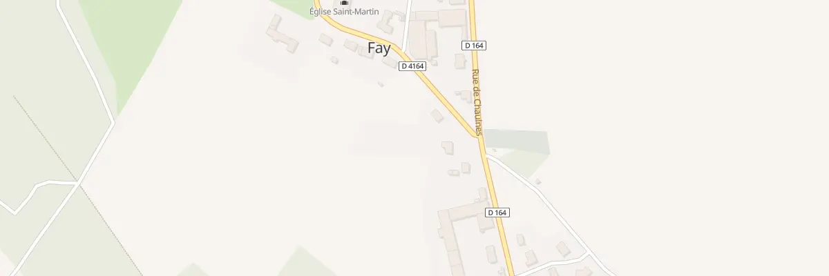 Plan du 9 Rue de Chaulnes à Fay