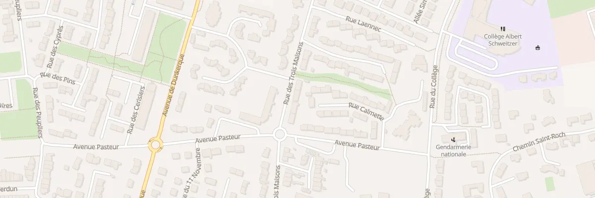 Plan du 174 Rue des Trois Maisons à La Bassée