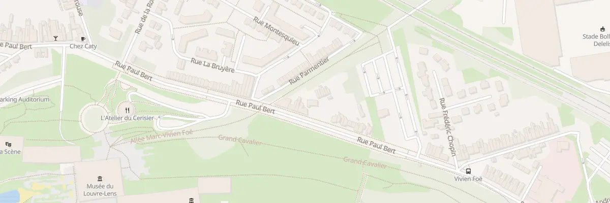 Plan du 162 Rue Paul Bert à Lens