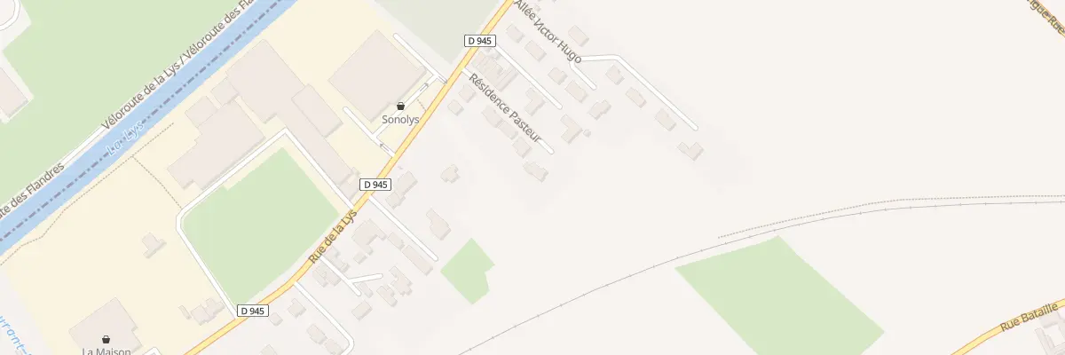 Plan du 4126 Rue de la Lys à Sailly-sur-la-Lys