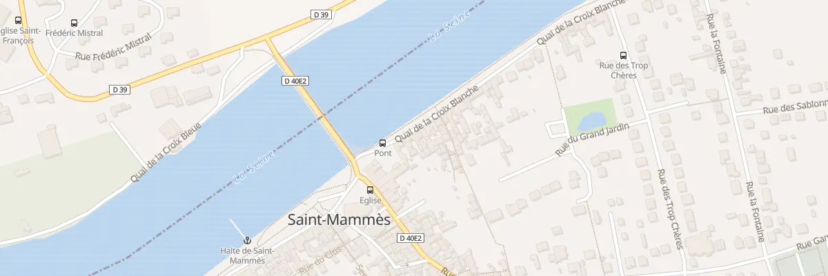 Plan du 8 Quai de la Croix Blanche à Saint-Mammès
