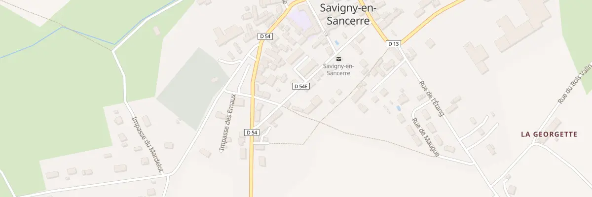 Plan du 20 Rue du Verger à Savigny-en-Sancerre