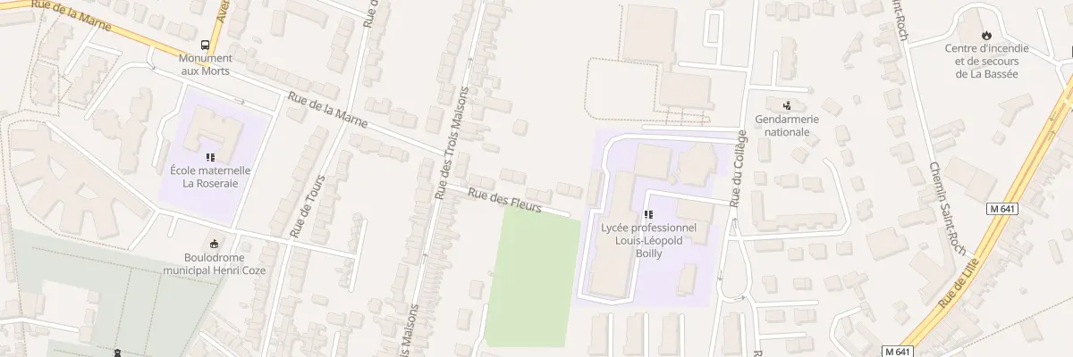 Plan du 5 Rue des Fleurs à La Bassée