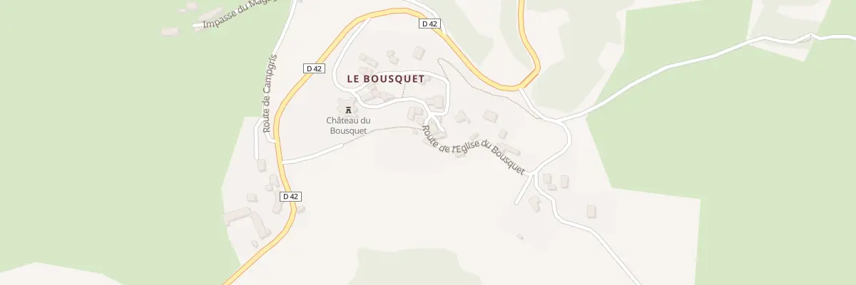 Plan du 5298 Le Bousquet à Montpeyroux