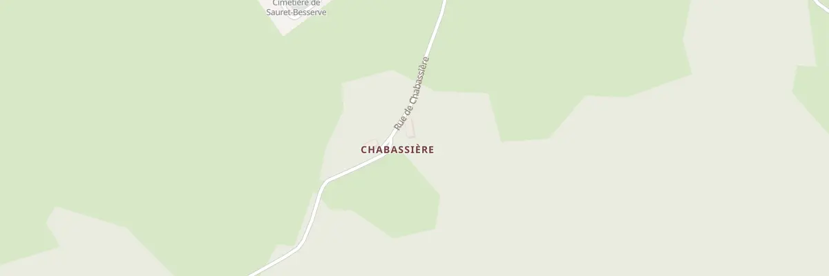 Plan du 5082 Chabassiere à Sauret-Besserve