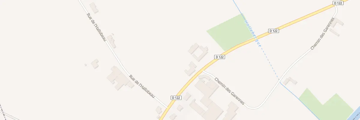 Plan du 1764 Rue de la Croix du Bac à Nieppe